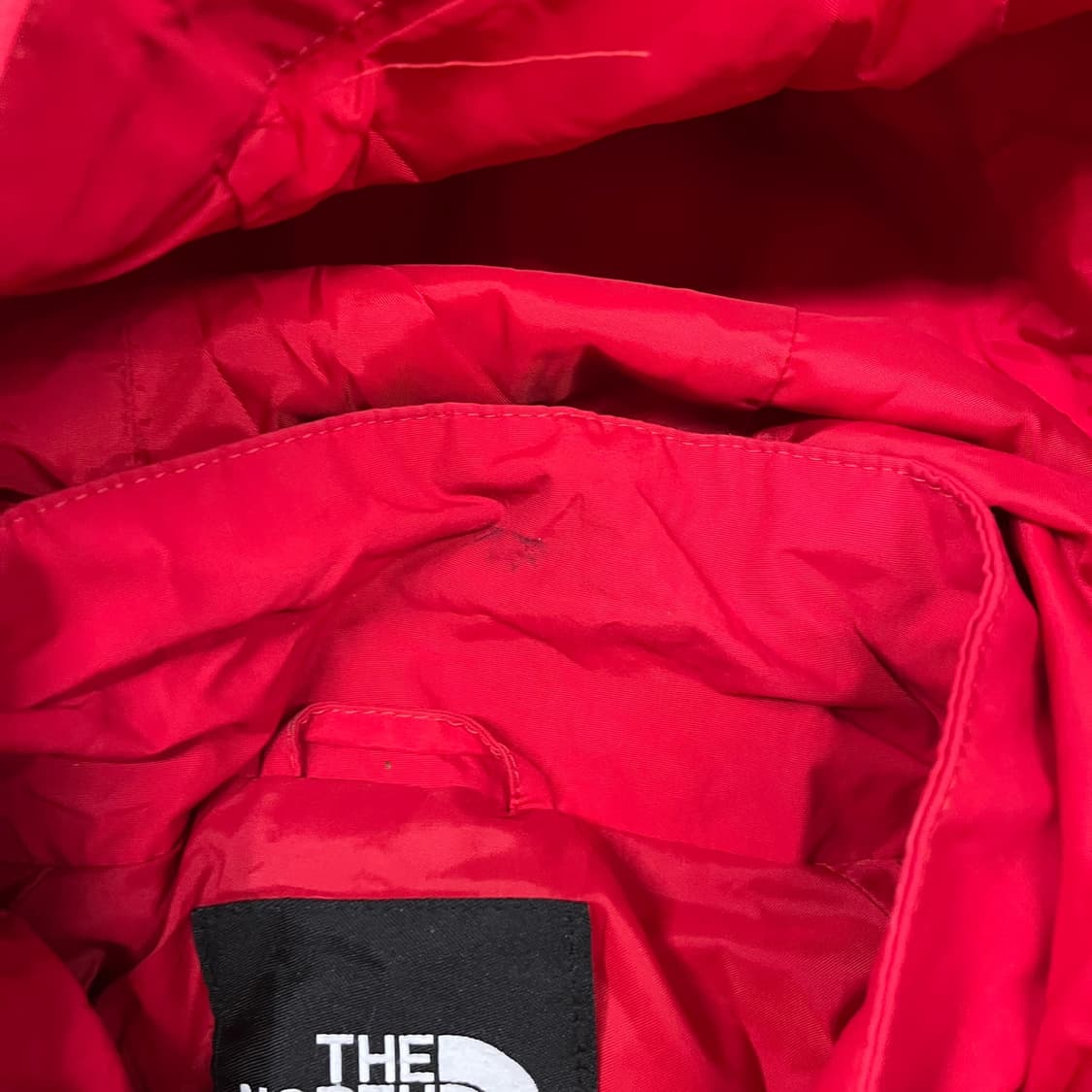 [정품/M] 노스페이스 레드 바람막이 자켓 후드 b17 상품이미지9