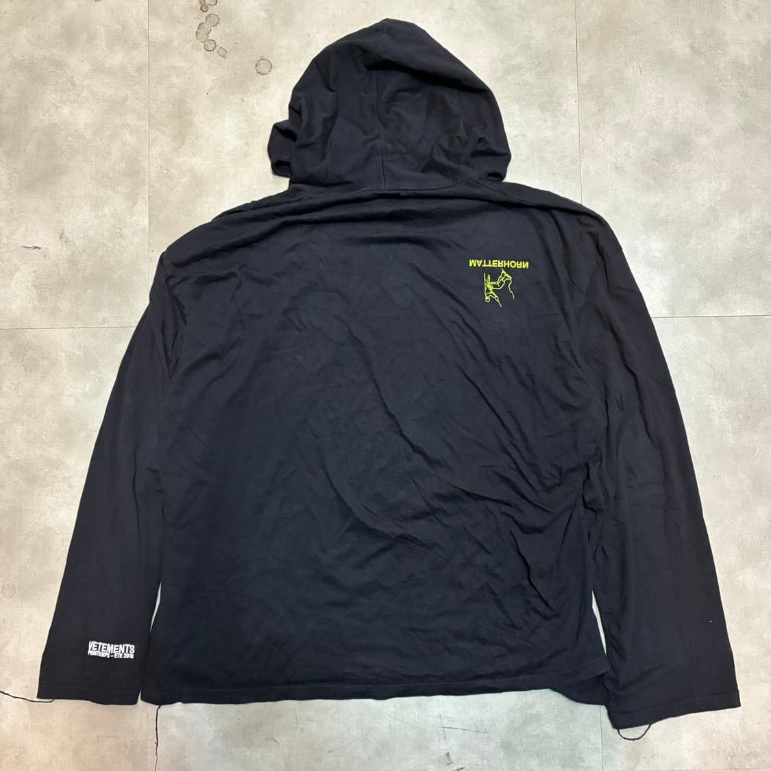 SS18 Matterhorn Hoodie Black 상품이미지4