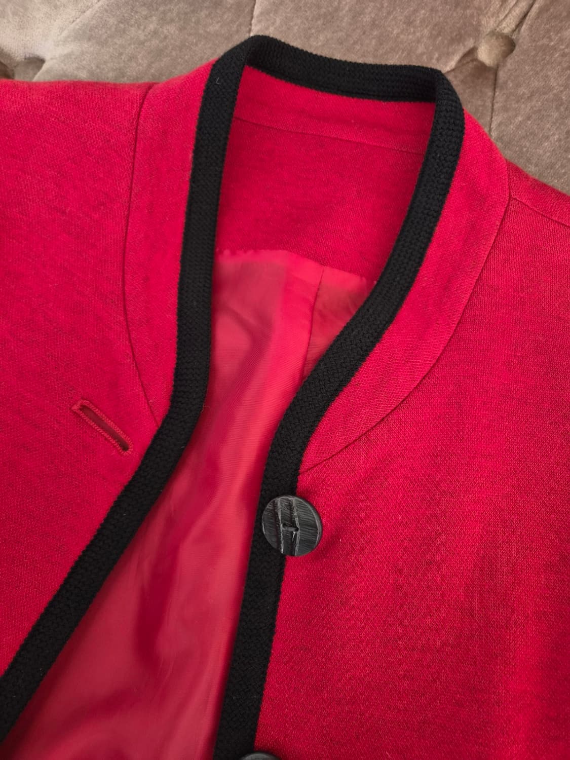 LALA 일본 여성 차이나넥울가디건 11R사이즈 상품이미지7