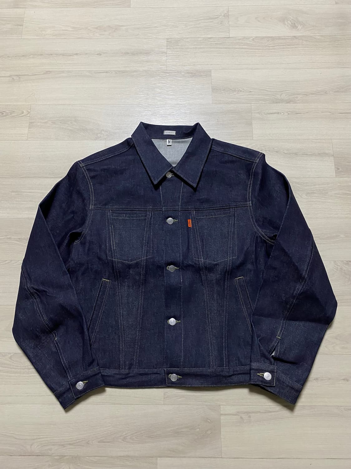 ODS 올리브드랩서비스 페이크 트러커 자켓 인디고 M사이즈 상품이미지1