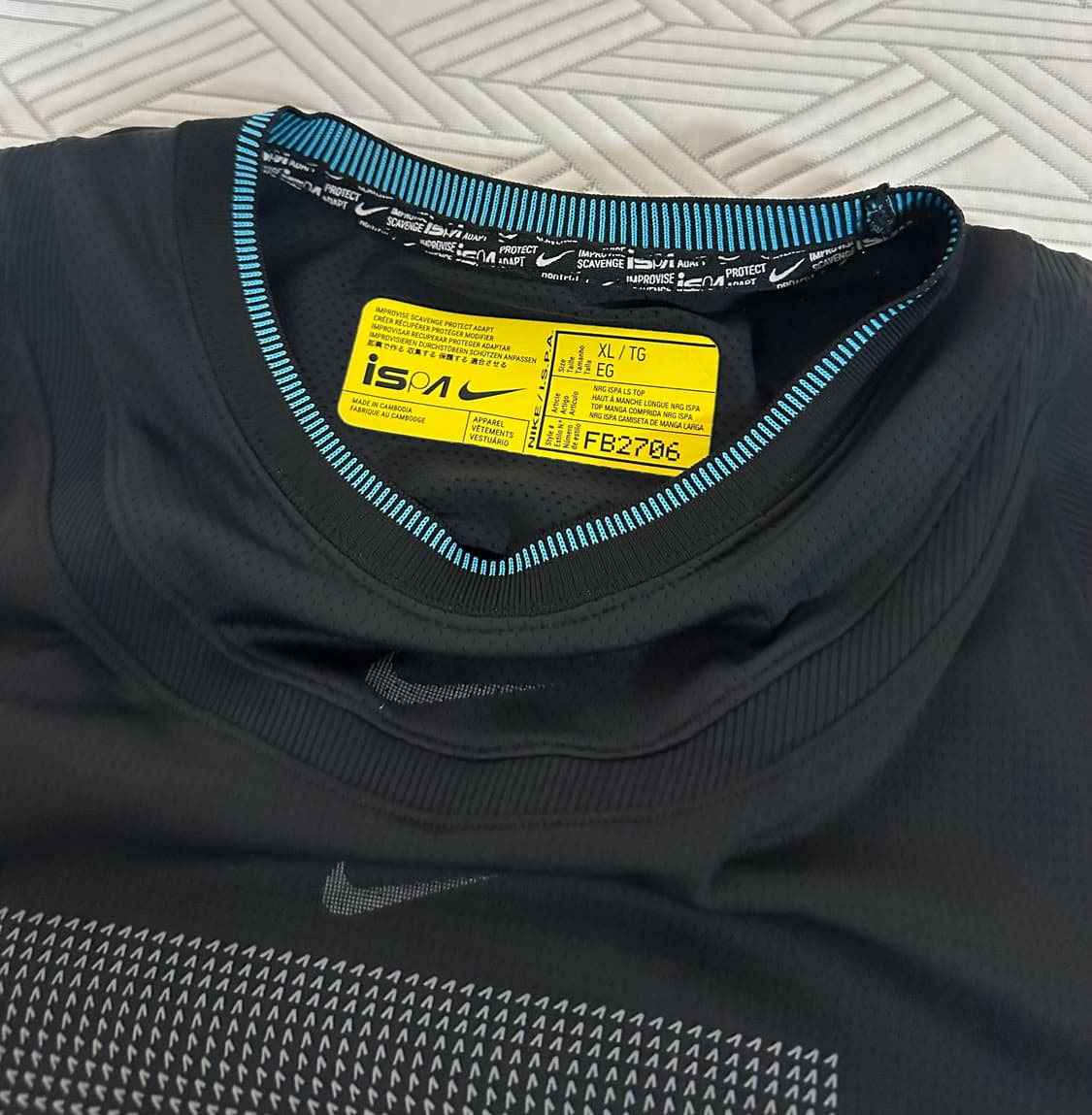 [XL] Nike ISPA Long Sleeve T-Shirt Black 상품이미지4