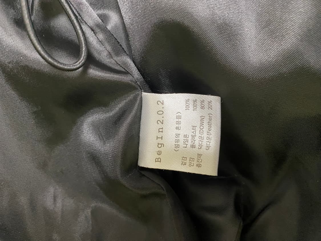 [2] 비긴202 에이트 헤비 다운 점퍼 블랙 상품이미지4