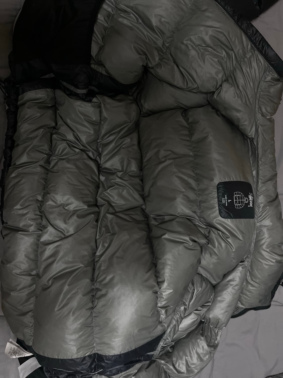 스투시 다운 파카 마이크로 립스탑 팬텀 블랙 사이즈 L 판매 상품이미지4
