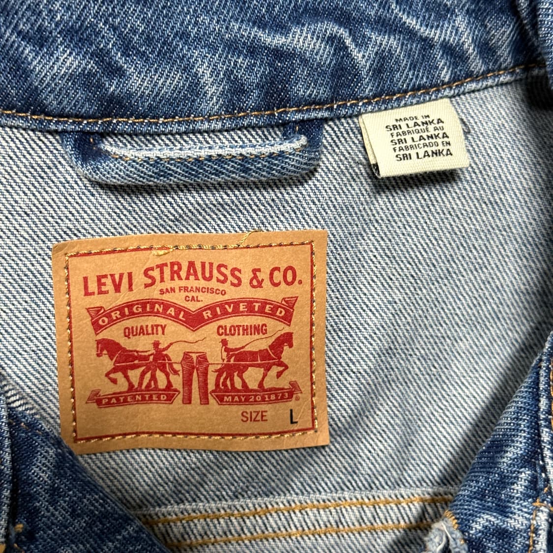 리바이스 오리지널 워터리스 데님 트러커 자켓 상품이미지5