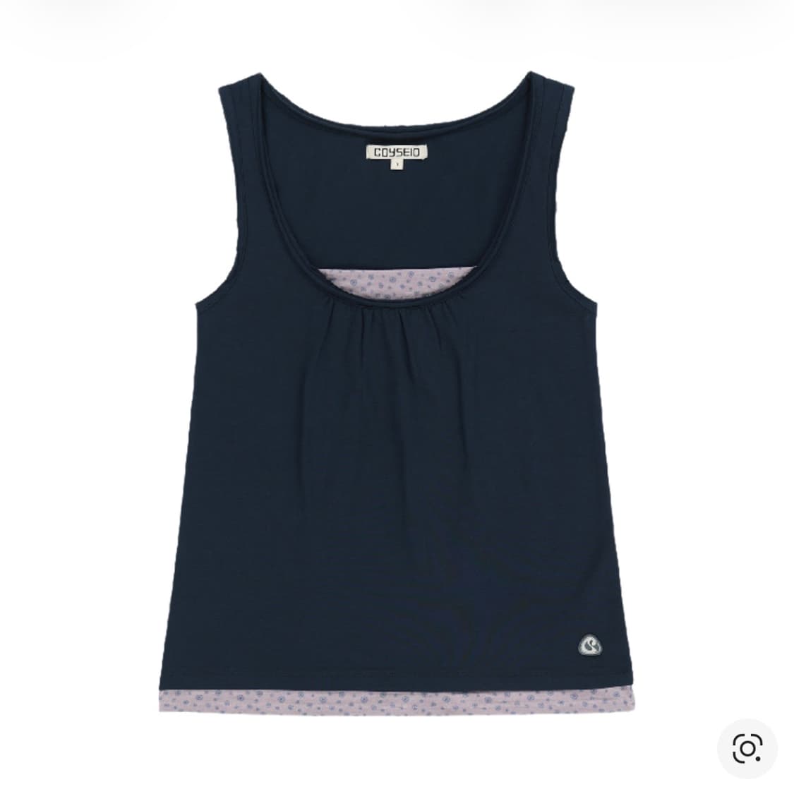 [새상품] 코이세이오 두두 레이어드 슬리브리스 네이비 상품이미지1