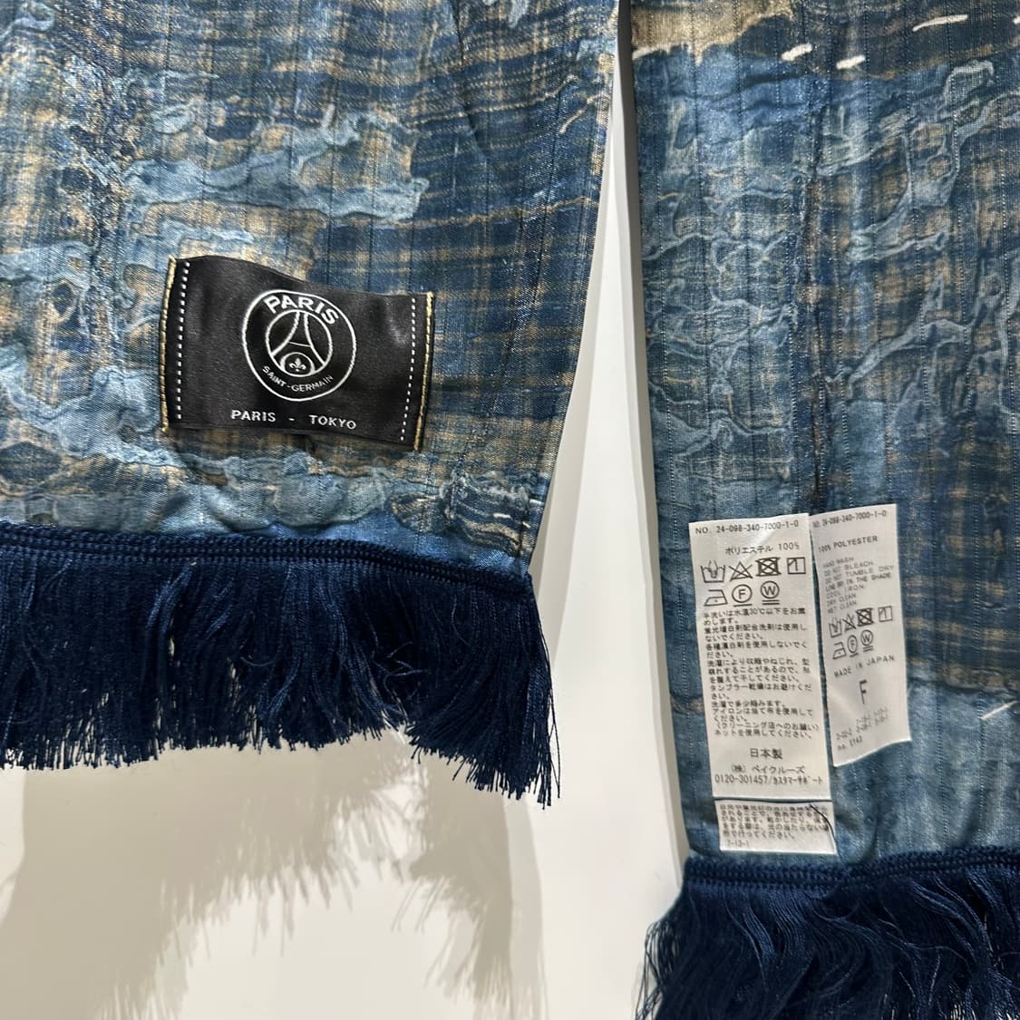 파리생제르망 PSGxPoggy 보로 프린트 머플러 상품이미지3