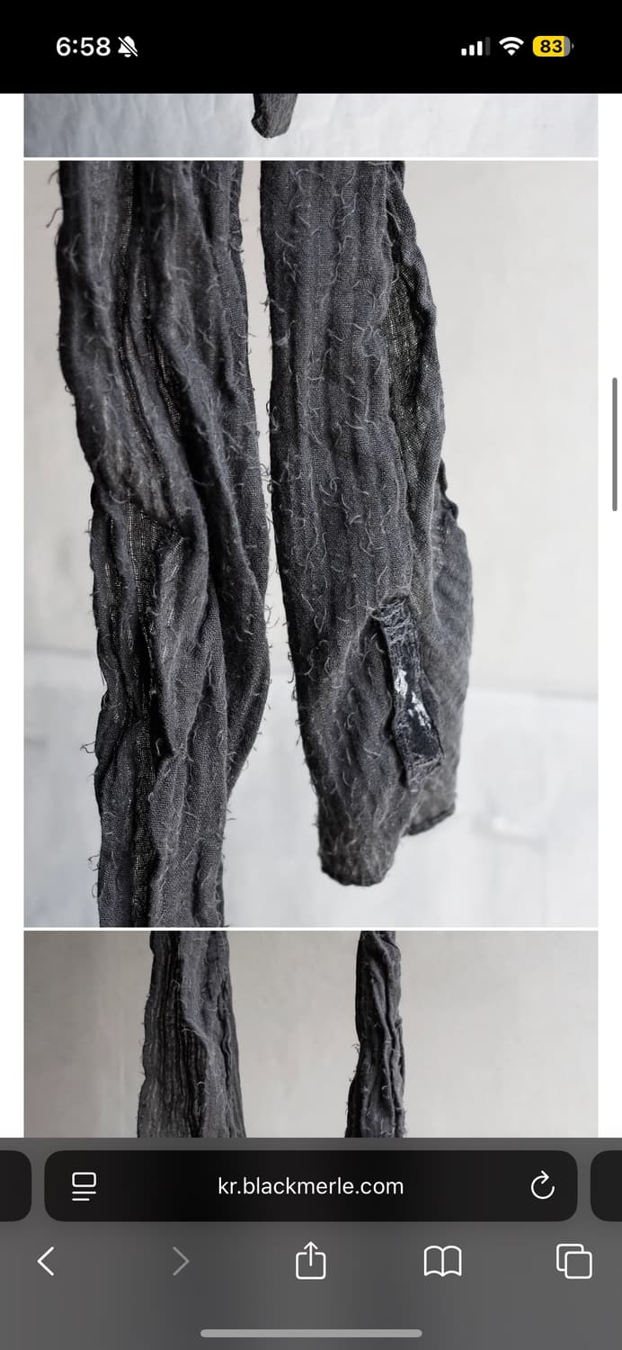 블랙멀(blackmerle) 엔도 그레이 토트백 상품이미지4