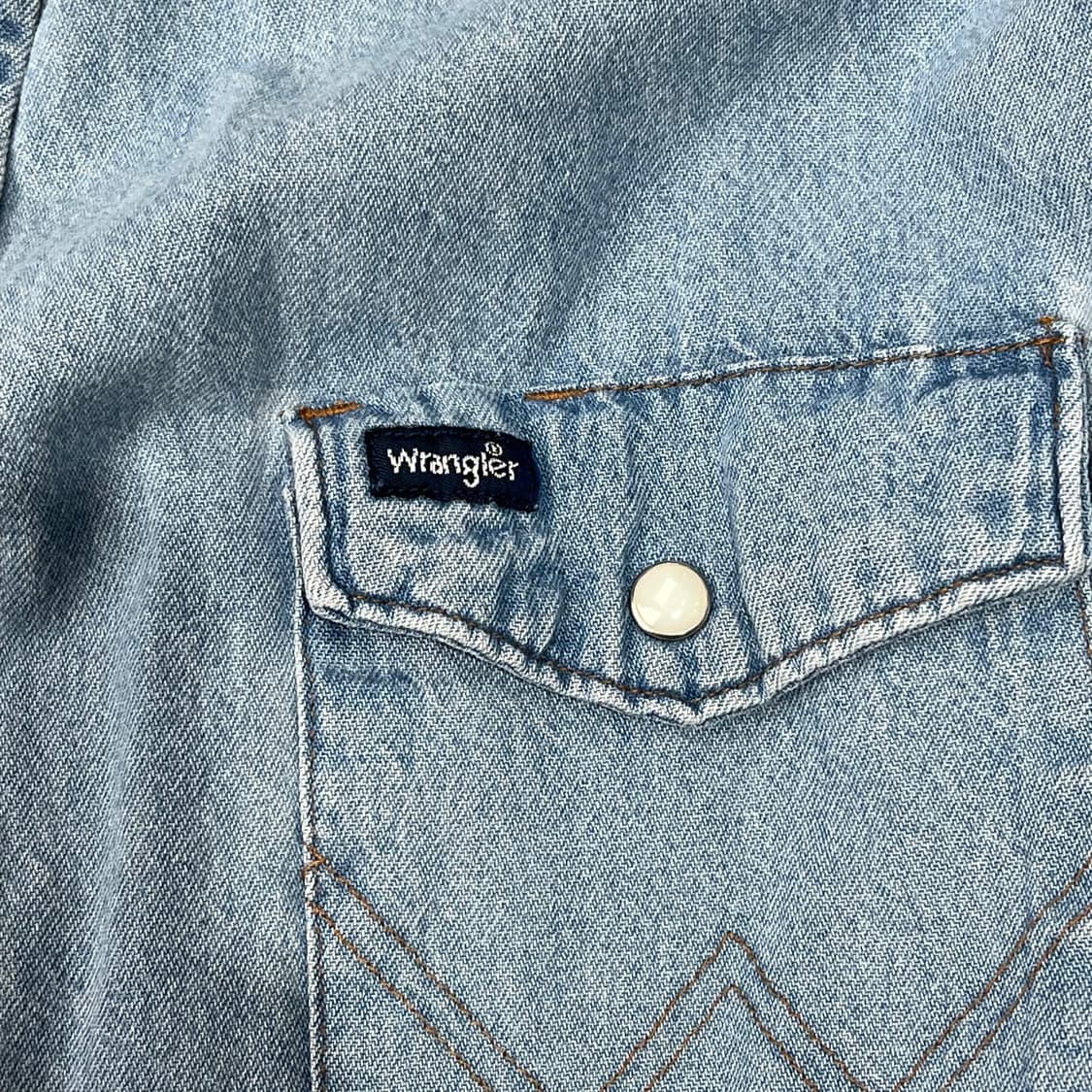 랭글러 웨스턴 데님셔츠 s08877 상품이미지5