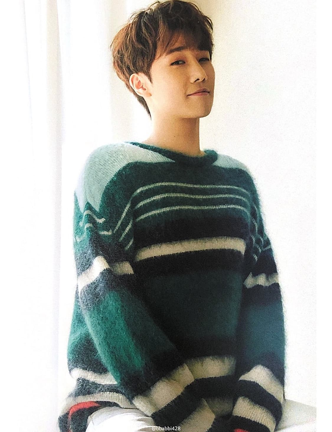 105) 솔리드옴므 모헤어 오버니트  상품이미지8