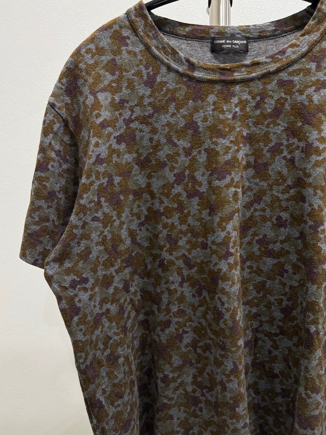 꼼데가르송 옴므 플러스 97ss 그레이 카모 티셔츠 상품이미지3