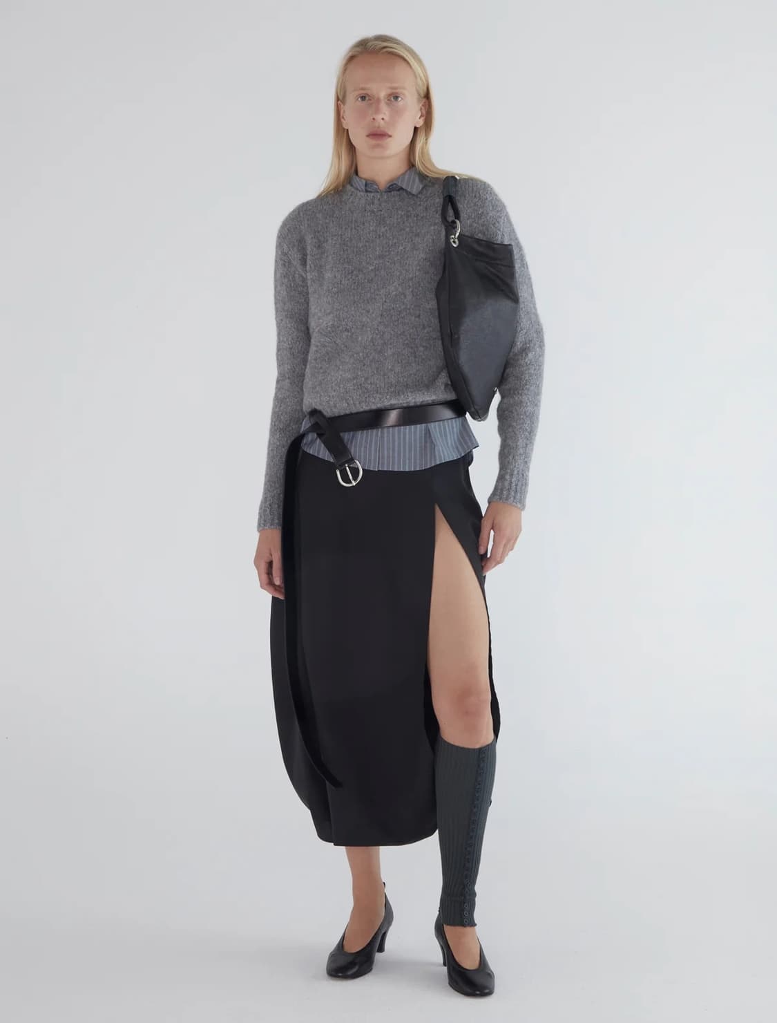 [XS] 팔로마울 paloma wool Clock 니트 그레이 상품이미지4