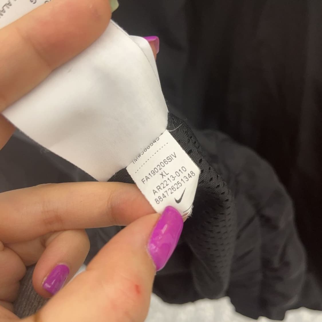 나이키 빈티지 언라인드 오버핏 반집업 바람막이 아노락 XL C06602 상품이미지7