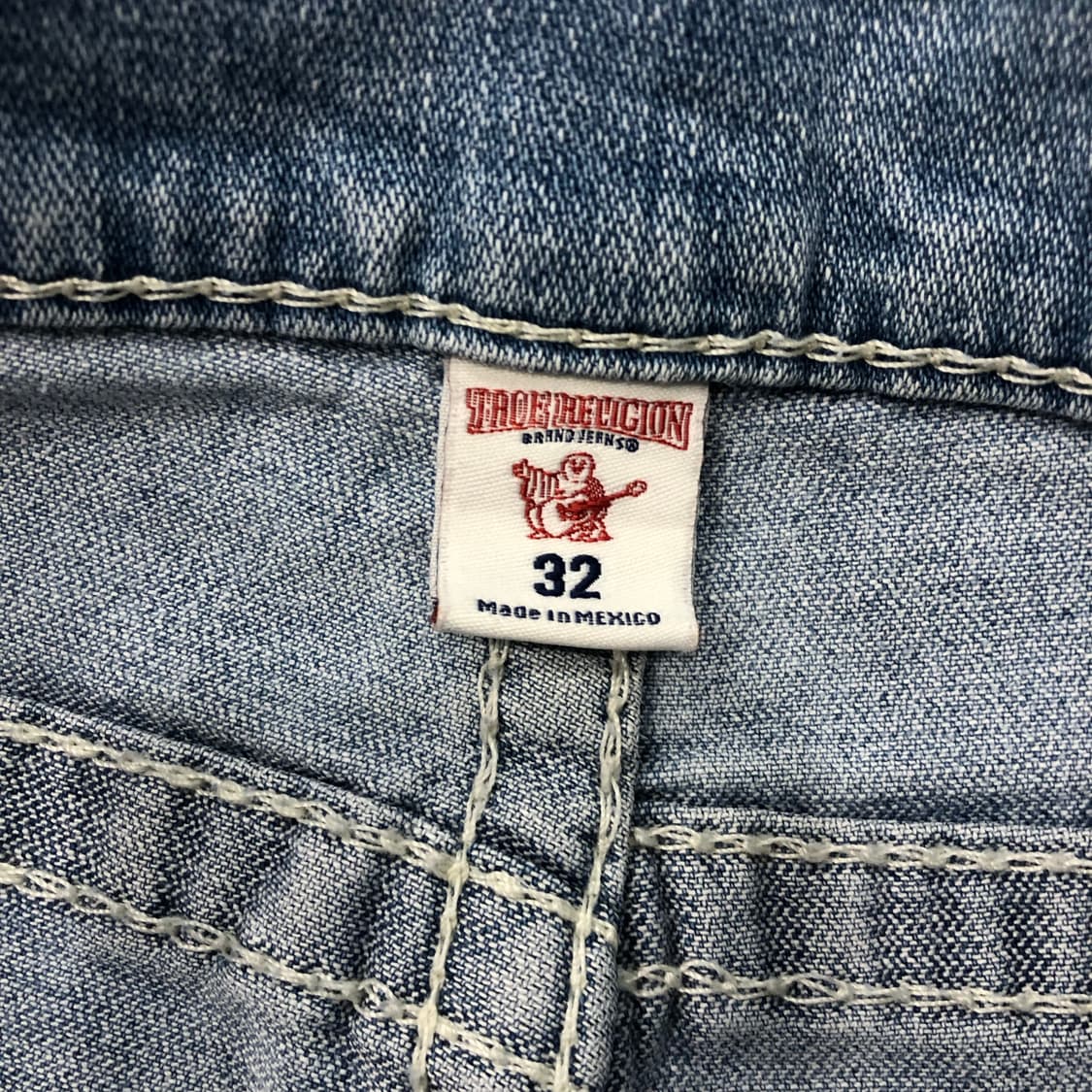 32 트루릴리전 워싱 스키니 데님 팬츠 상품이미지4