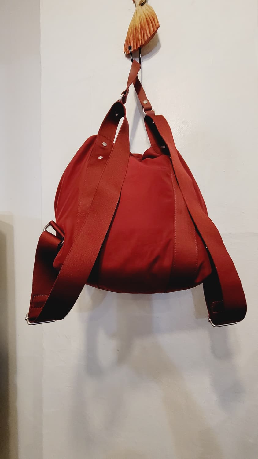 만다리나덕 버건디 백팩 상품이미지6