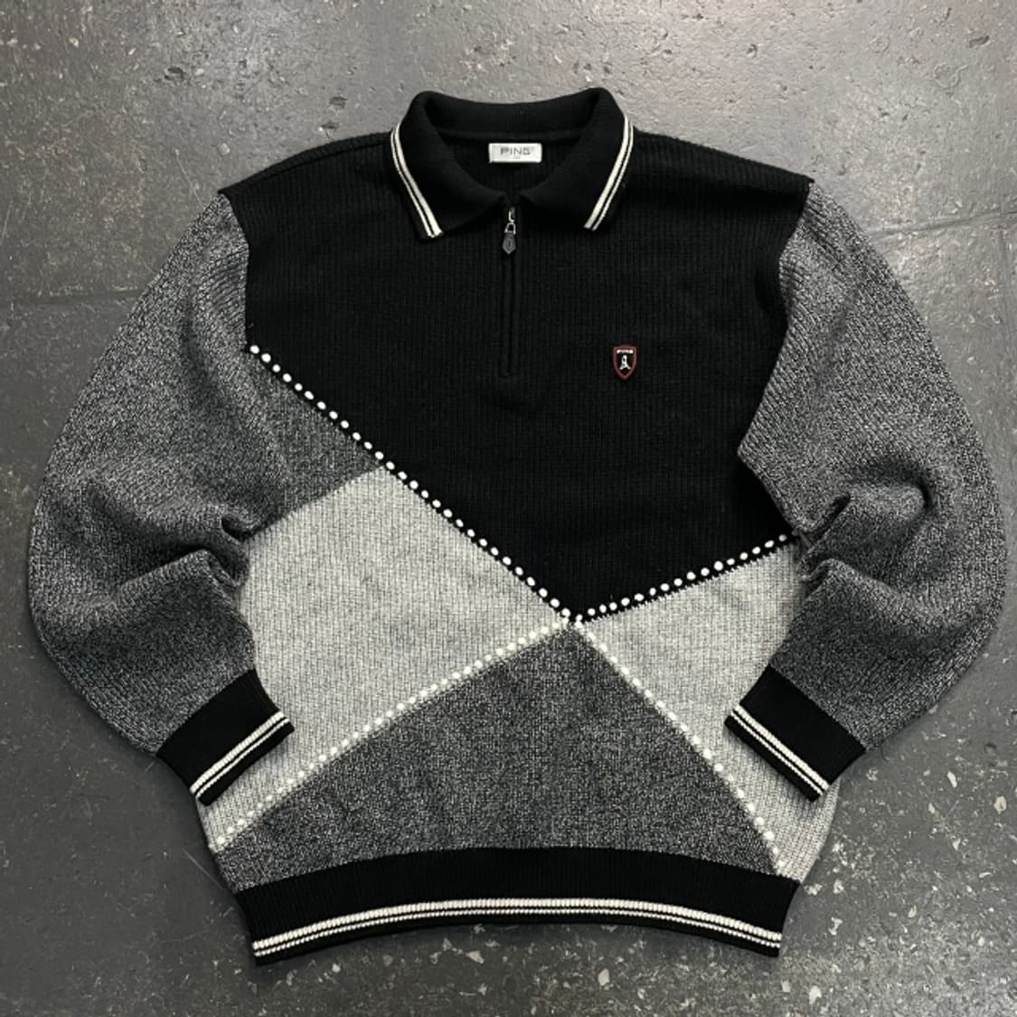 105 핑 반집업 니트  상품이미지1