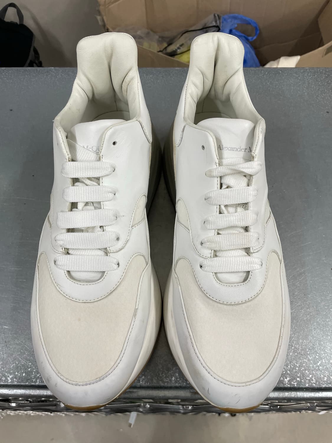 알렉산더 맥퀸 오버사이즈 레이스업 스니커즈 42 (gr-4458) 상품이미지5