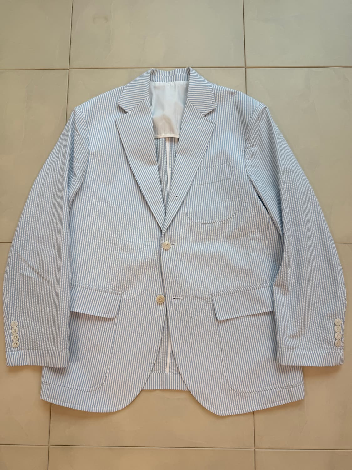 리넥츠 25ss 시어서커 수트 셋업 3(105/32) 상품이미지4