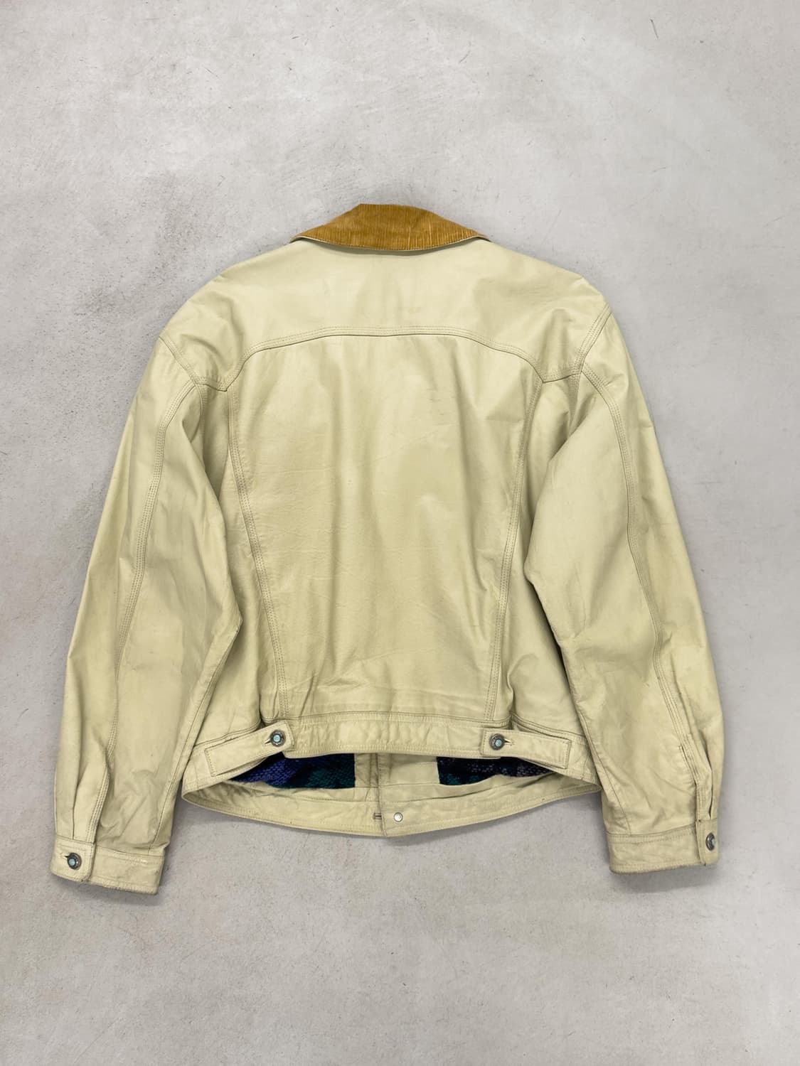  90s Canyon de Chelly 레더 트러커 자켓 상품이미지8