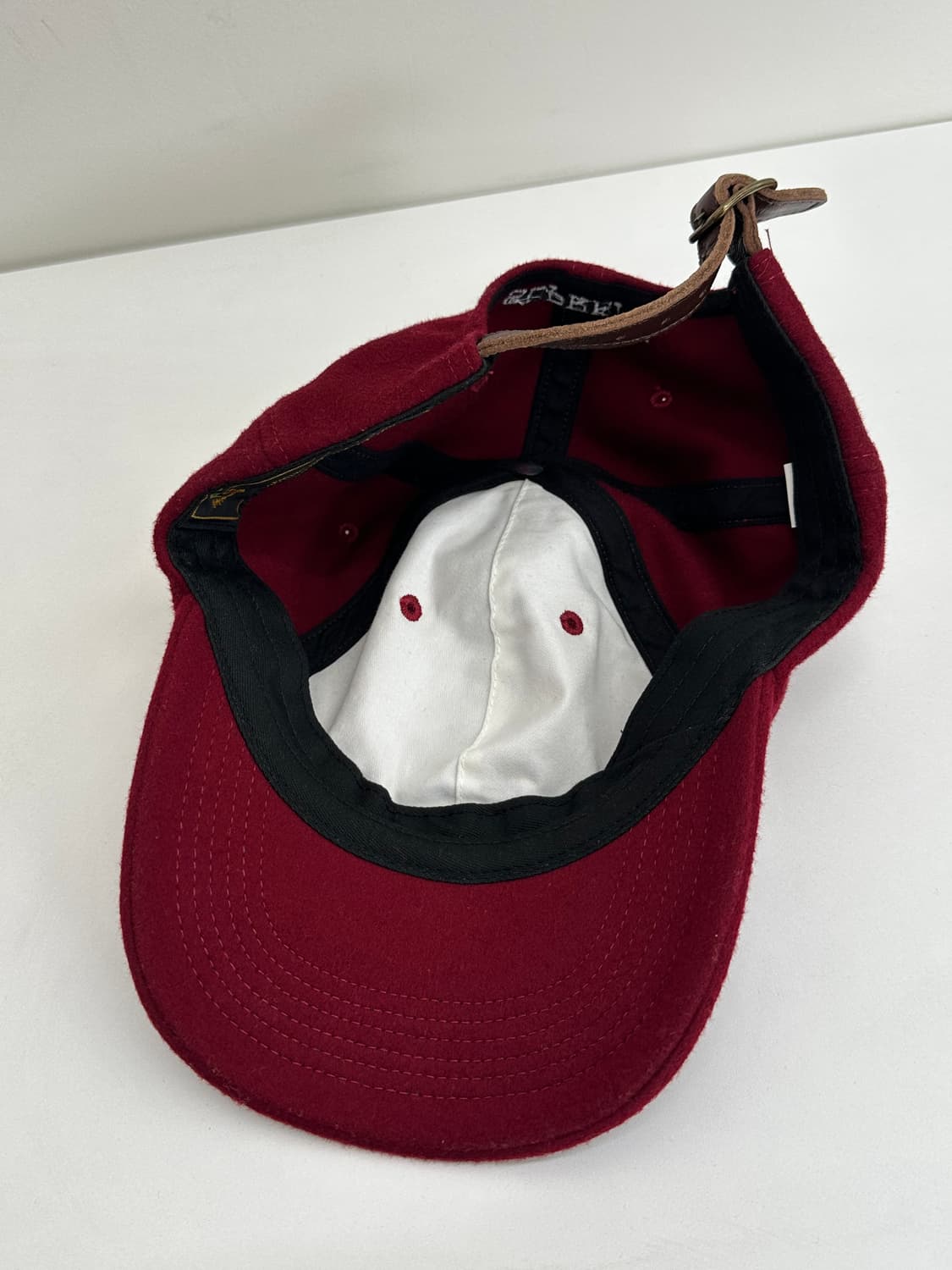 슈프림 울 로고 6패널 캡 상품이미지2