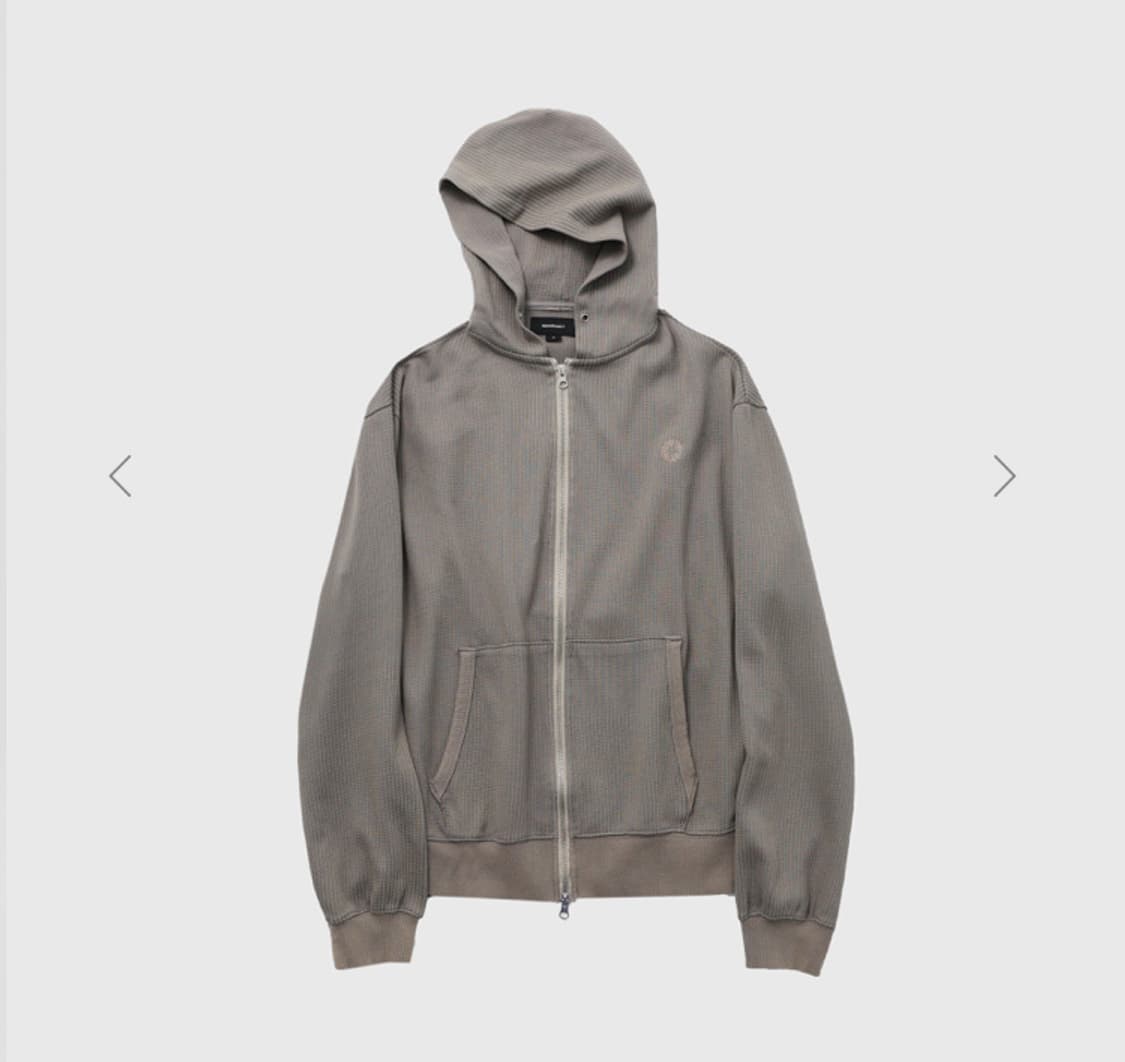 999휴머니티 BLEACHED HOOD ZIP-UP 블리치드 후드집업 상품이미지1