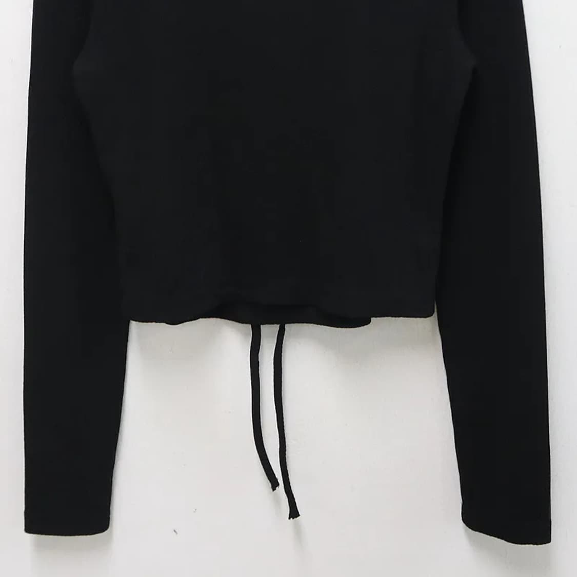 블랙 발레코어 긴팔 티셔츠 61161 상품이미지6