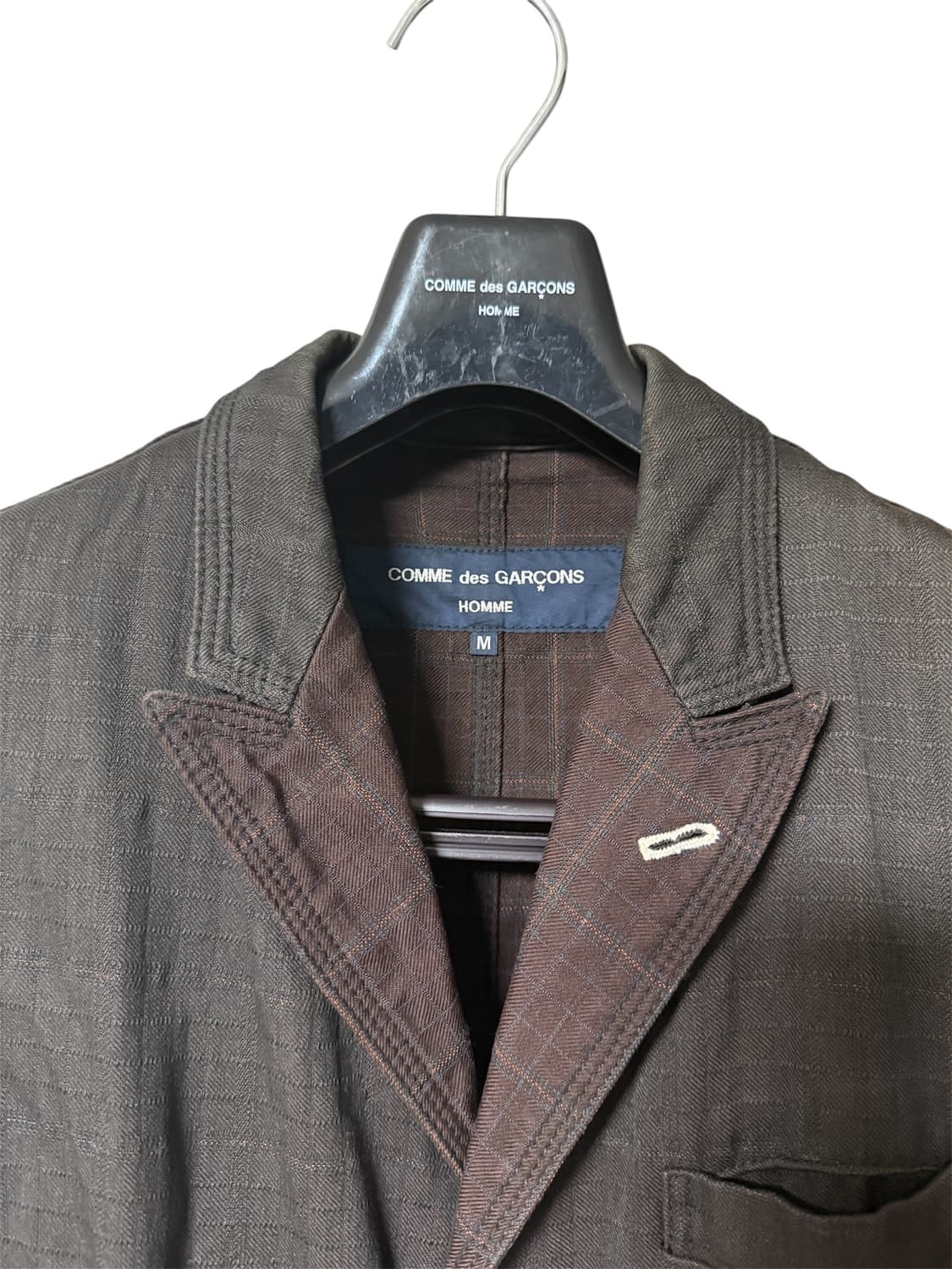 꼼데가르송 옴므 체크패턴 자켓 상품이미지3