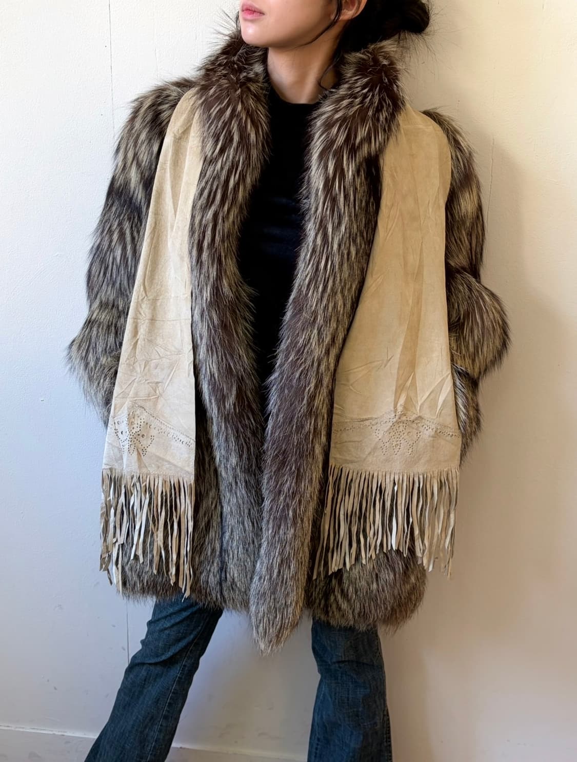 Sugar DiamonD 피그 스킨 웨스턴 머플러 상품이미지5