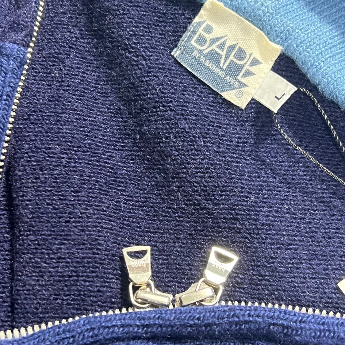 Bape 00s Knit Full Zip Icon Hoodie 상품이미지6