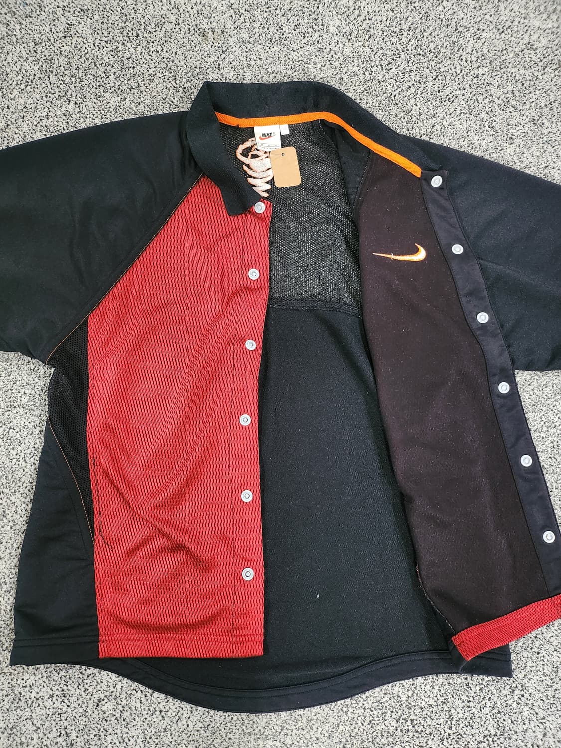 //나이키(Nike) 메쉬  배색 반팔 셔츠 100 상품이미지2