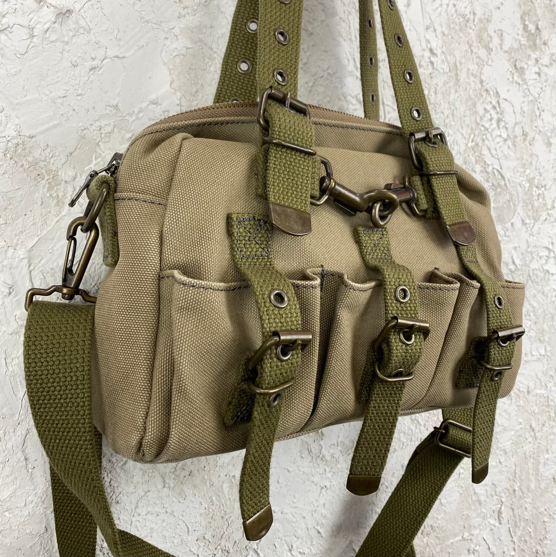 LIZZY D NOVAK 유틸리티 멀티 벨티드 카고 토트 백 상품이미지3