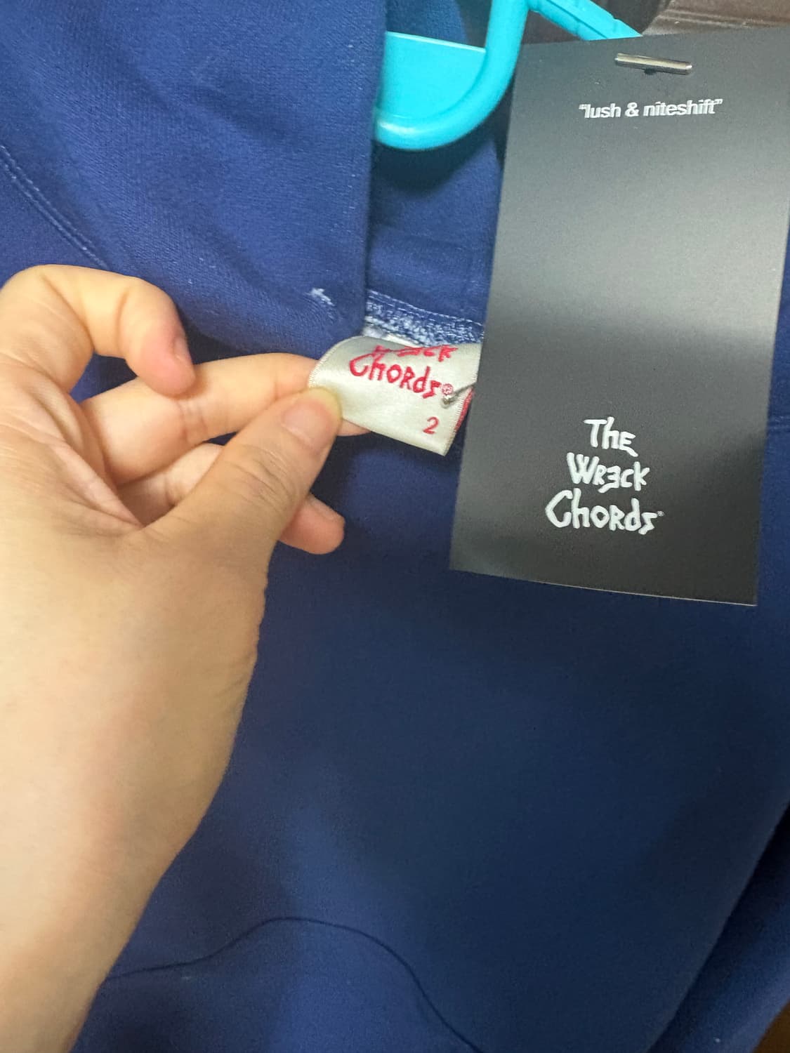 뤡코즈 후드티 네이비 2 상품이미지2