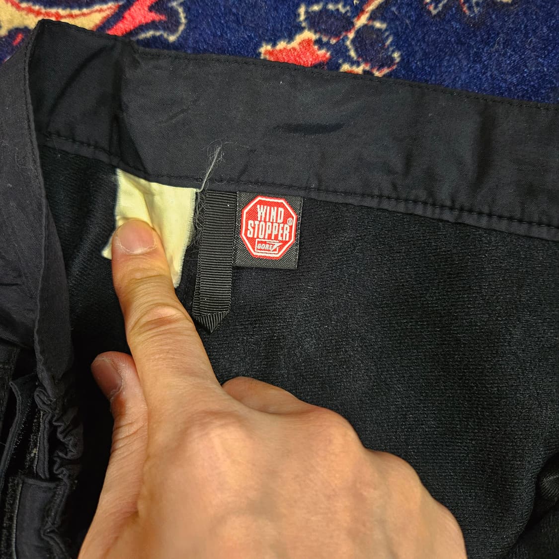 노스페이스 00's 윈드스토퍼 나일론 블럭 기모 플리츠팬츠  상품이미지7