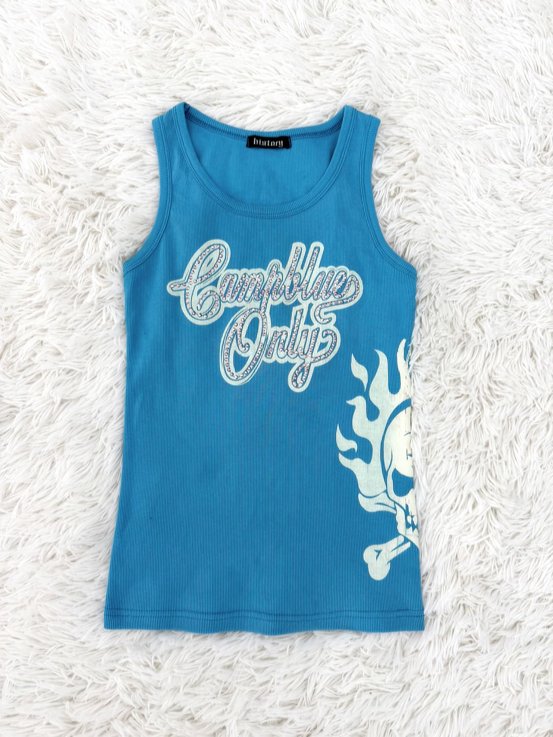 블루 캔디 스컬 탱크 상품이미지1