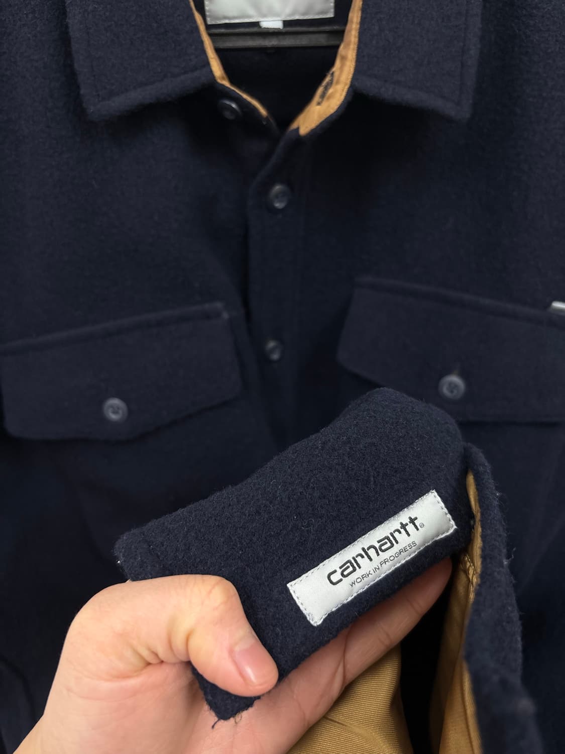 칼하트 워크 울 자켓 상품이미지5