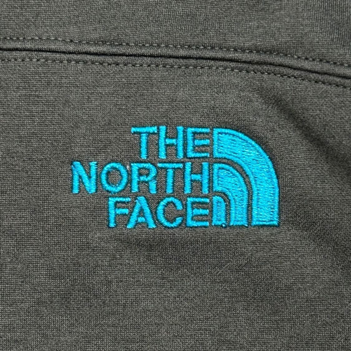 노스페이스 차콜 블루 심실링 로고 기모 소프트쉘 트랙탑 L 상품이미지2