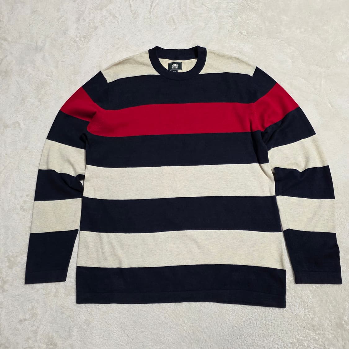 (M)Roots 루츠 스트라이프 패턴 니트  상품이미지1