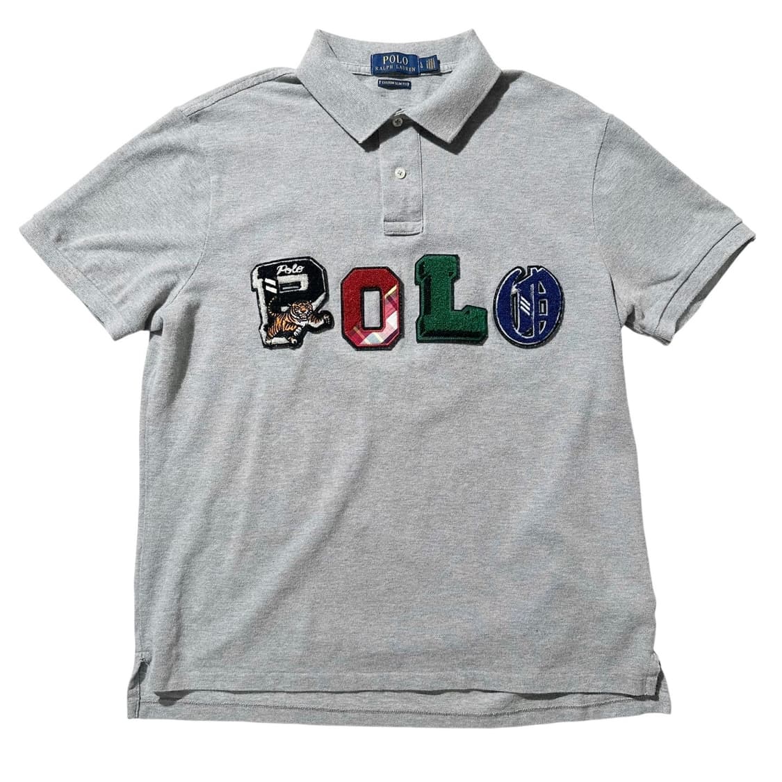 폴로 랄프로렌 타이거 패치 엠보 로고 카라 반팔 티셔츠 상품이미지1