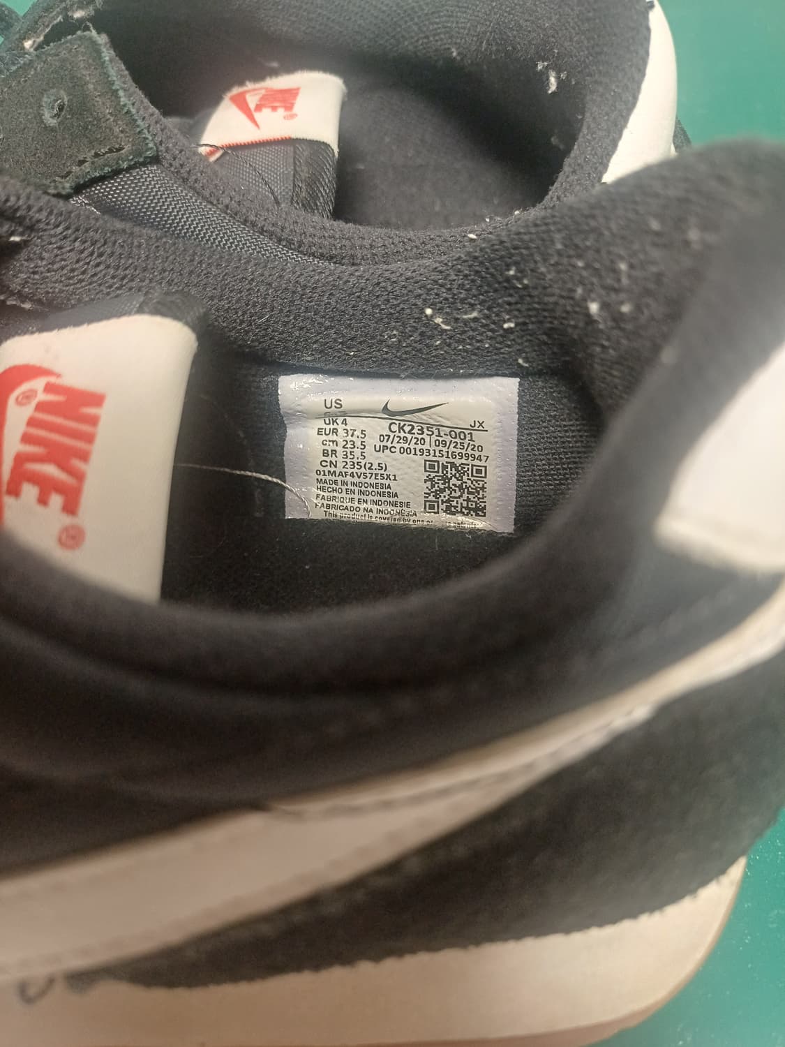 나이키 데이브레이크 '검흰' (235mm) 상품이미지8