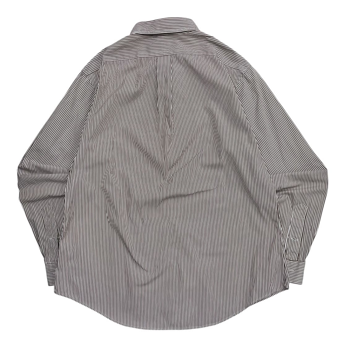 폴로 랄프로렌 네이비포니 초코맛 세로 단가라 셔츠 XL 상품이미지3