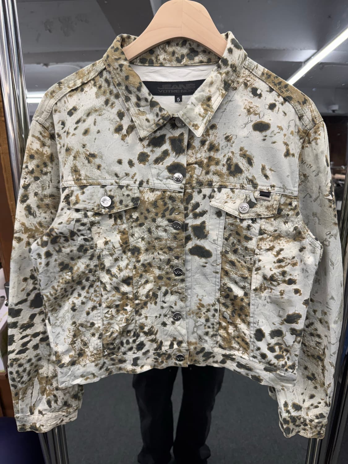 jeans votre nom 빈티지패턴 데님자켓 상품이미지1