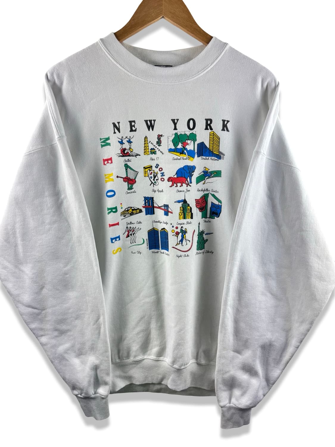 90S 미국생산 뉴욕시티 메모리즈 스웻셔츠2678 상품이미지1