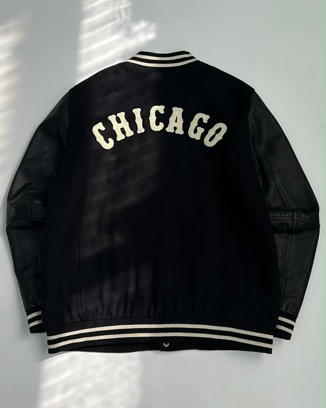[110] 엠엘비 화이트 삭스 시카고 소가죽 바시티 자켓 상품이미지2