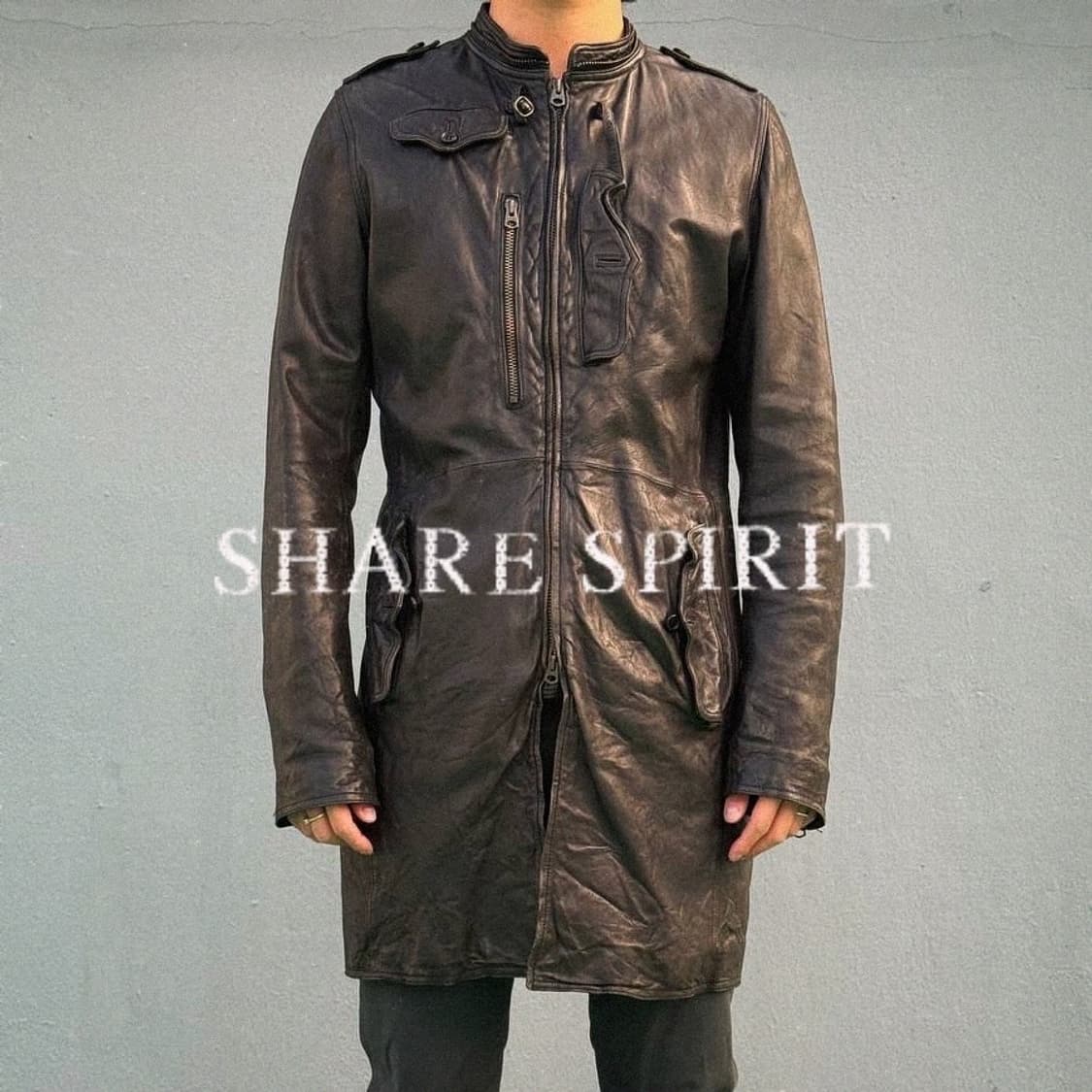 SHARE SPIRIT Leather Coat 상품이미지1
