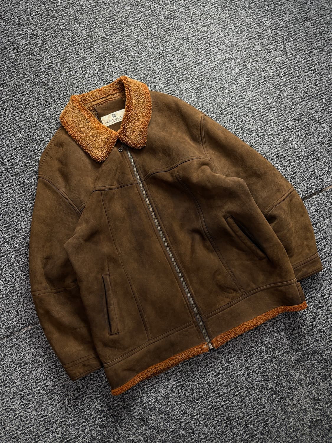 90s 발망 아카이브 양가죽 양털 무스탕 2557 상품이미지1