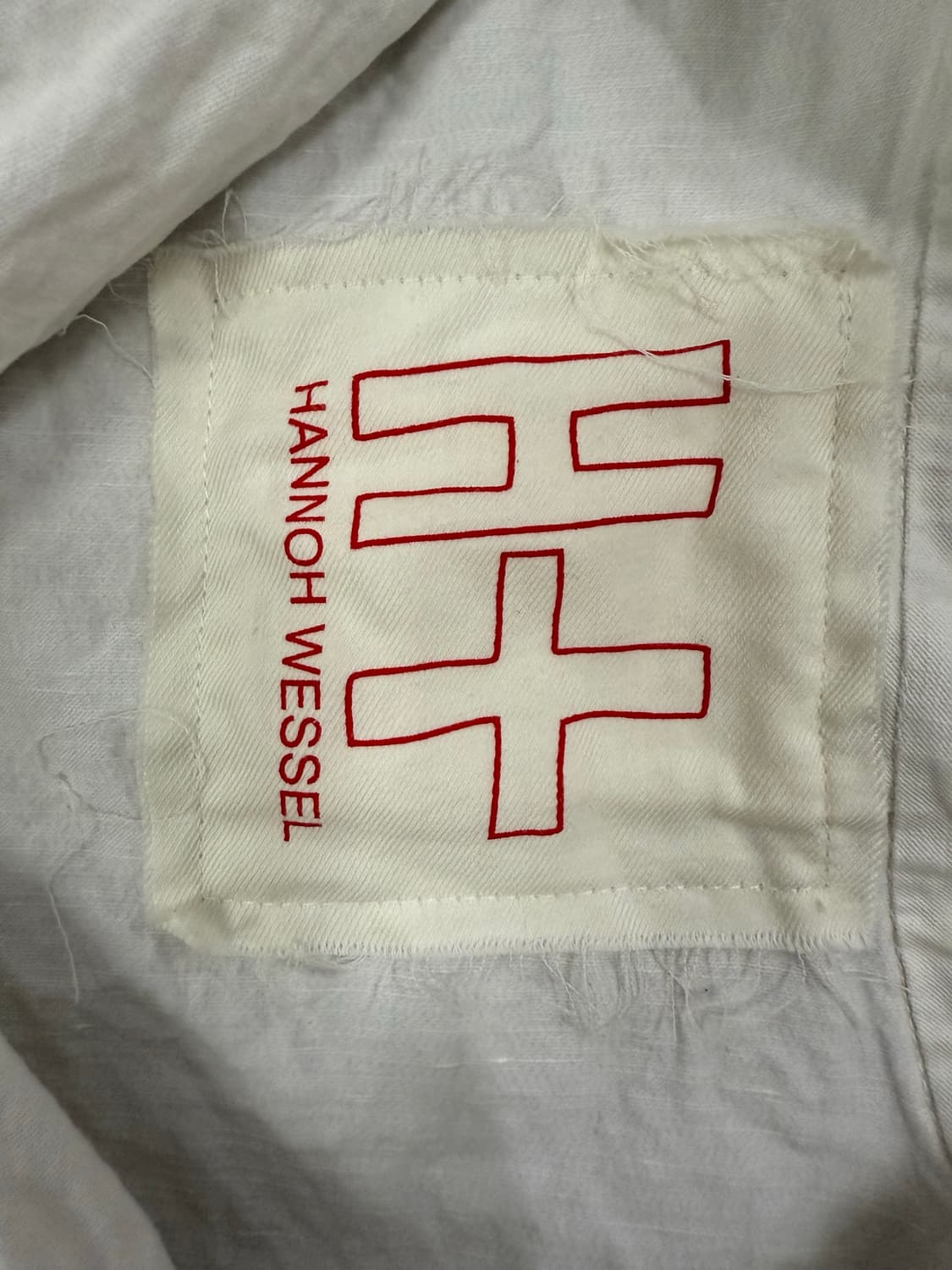 H+ HANNOH Wesse 아노베셀 뉴라고 롱 린넨 코튼 자켓 여36 상품이미지6