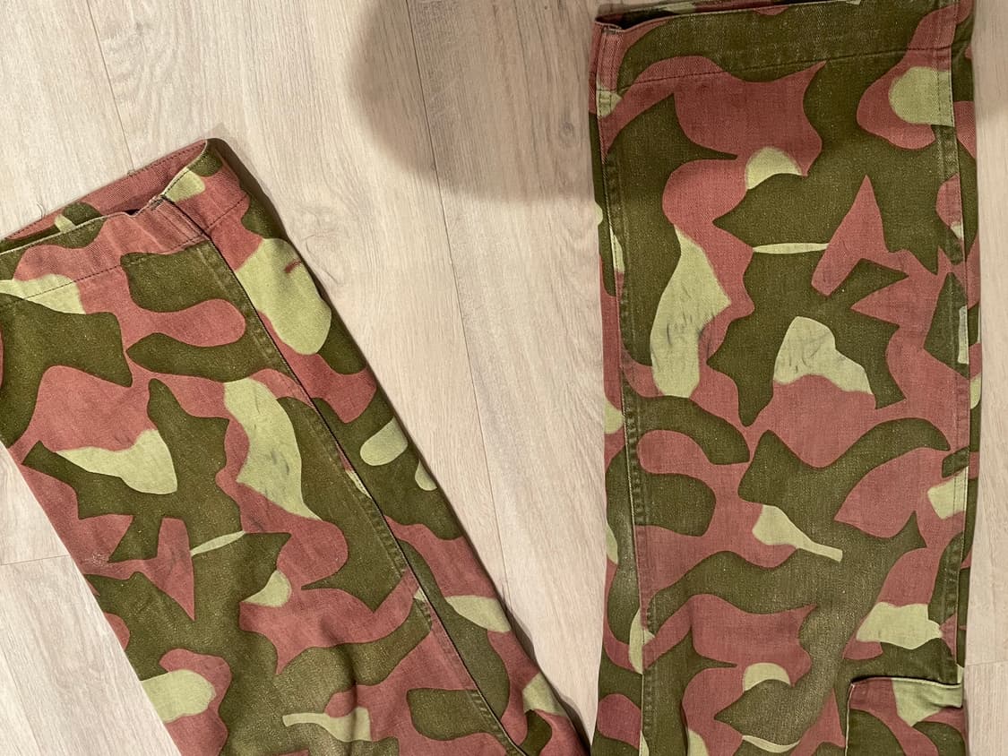 빈티지 핀란드군 m62 카모 카고 바지  상품이미지2
