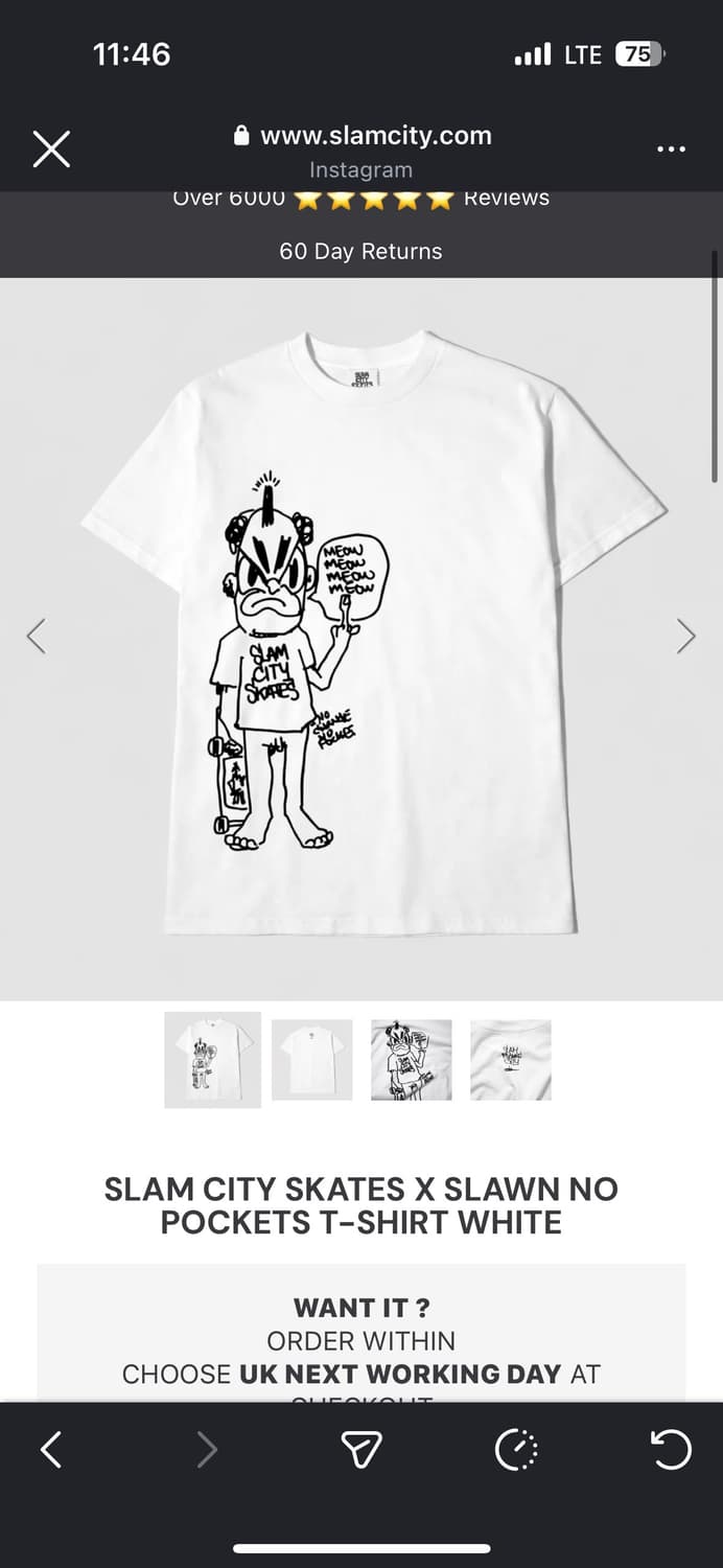 Slam city X slawn 콜라보 상품이미지2