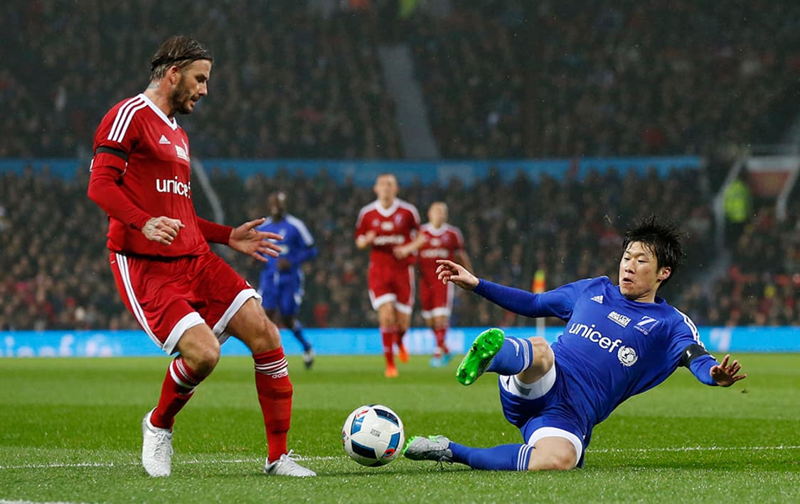 유니세프 자선경기 2015 베컴 유니폼 (박지성 참가) 상품이미지5