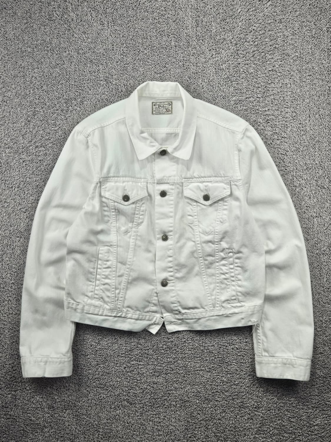 폴로랄프로렌 화이트 데님 트러커 자켓 ( XL ) / 11812 상품이미지1