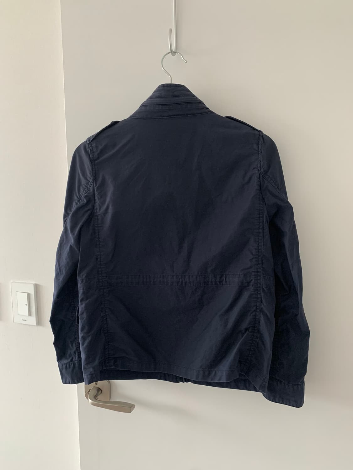 네이비 코튼 자켓 상품이미지5